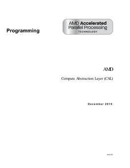 AMD Programming