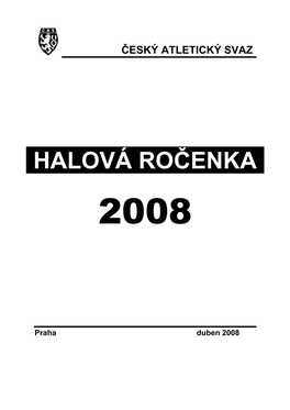 Halová Ročenka