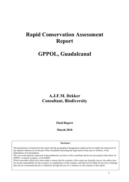 HCV Assessment for GPPOL