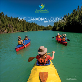 Our Canadian Journey 2014-2015 Annual Report