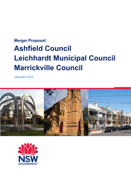 Ashfield Council Leichhardt Municipal Council Marrickville Council