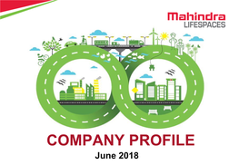 COMPANY PROFILE June 2018 1 Outline