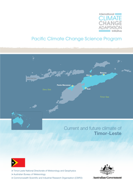 Current and Future Climate of Timor-Leste