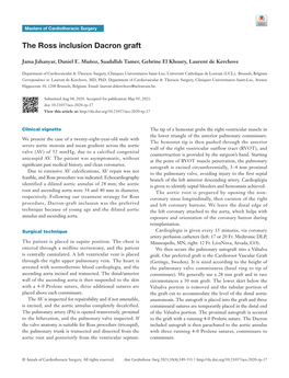 The Ross Inclusion Dacron Graft