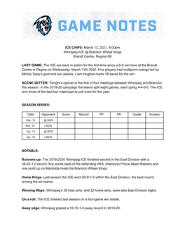 Game Notes, Full Package