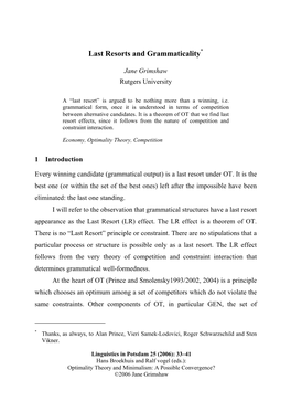 Information Structure in Focus