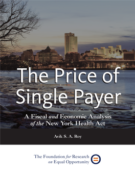 A Fiscal and Economic Analysis of the New York Health Act