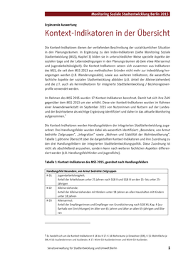 Monitoring Soziale Stadtentwicklung Berlin 2015- Kontextindikatoren In