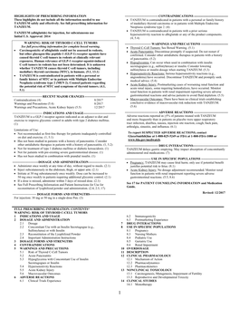 HIGHLIGHTS of PRESCRIBING INFORMATION These Highlights Do