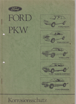 FORD PKW Korrosionsschutz