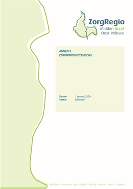 Annex 2 Zorgproductenboek 2020