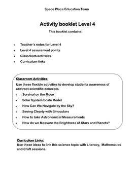 Activity Book Level 4