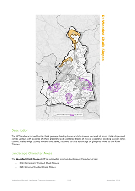 Description Landscape Character Areas