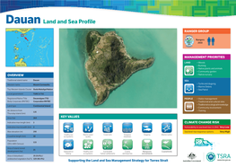 Dauan Land and Sea Profile