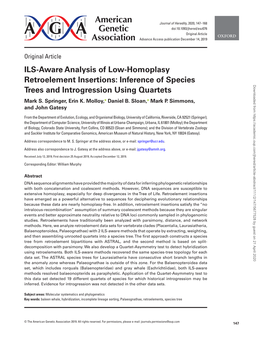 Inference of Species Trees and Introgression Using Quartets