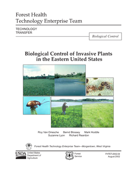 Forest Health Technology Enterprise Team Biological Control of Invasive