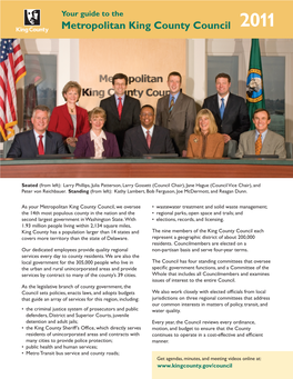 Metropolitan King County Council 2011