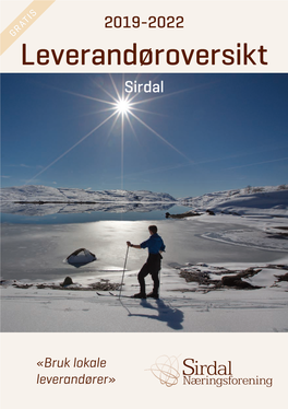 Leverandøroversikt Sirdal