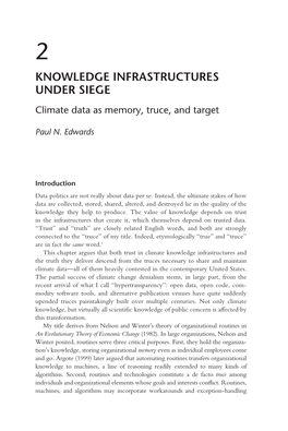 Climate Data As Memory, Truce, and Target