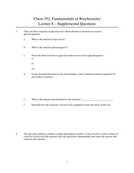 Supplemental Questions