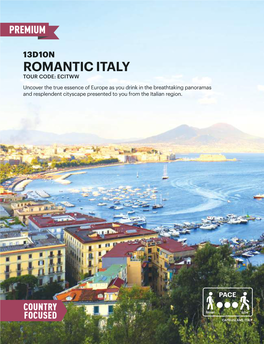 Romantic Italy Tour Code: Ecitww