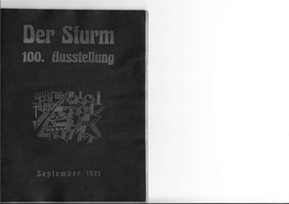 100. Ausstellung, 1921