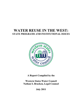 Water Reuse in the West (2011)
