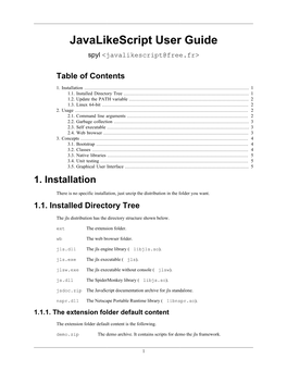 Javalikescript User Guide