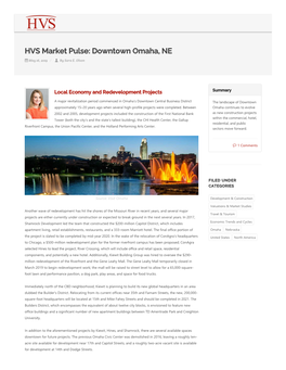 HVS Market Pulse: Downtown Omaha, NE