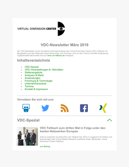 Newsletter 2019-03