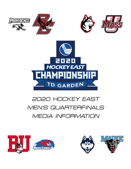 2020 Hockey East Men's Quarterfinals Media