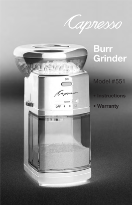 Burr Grinder