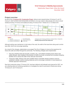 14 & 15 Avenue S. Mobility Improvements Stakeholder