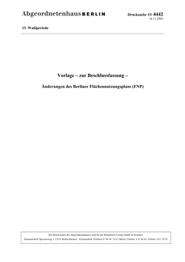 Vorlage – Zur Beschlussfassung –