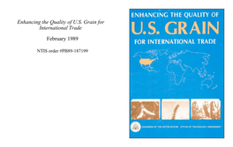 Enhancing the Quality of U.S. Grain for International Trade