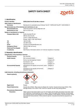 SERELISA Paratb Ab Mono Indirect MSDS.Pdf