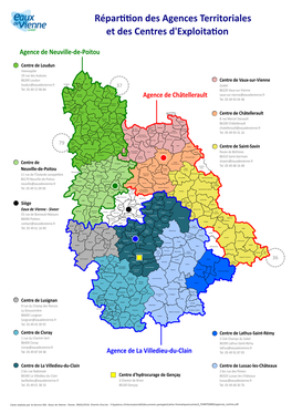 Répar on Des Agences Territoriales Et Des Centres D'exploita