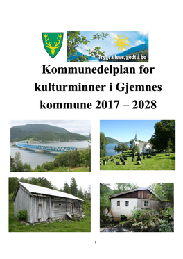 Kommunedelplan for Kulturminner I Gjemnes Kommune 2017 – 2028