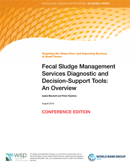 Fecal Sludge Management Services Diagnostic and Decision-Support Tools: an Overview