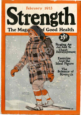 Keeping Down Flesh by Means of Exercise by Gertru De Artelt Who H As Been Accla Imed As America 'S "Most Perfectly Formed Woman"