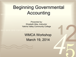 Beginning Governmental Accounting