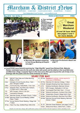 Marcham & District News