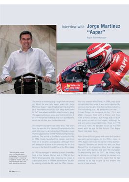 Jorge Martínez “Aspar”