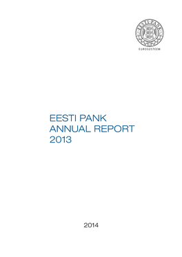 Eesti Pank Annual Report 2013