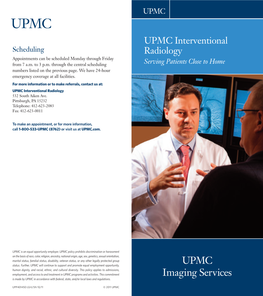 UPMC Interventional Radiology 532 South Aiken Ave