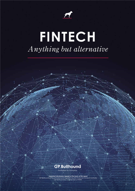 FINTECH Anything but Alternative