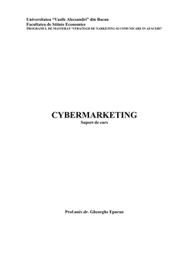 CYBERMARKETING Suport De Curs