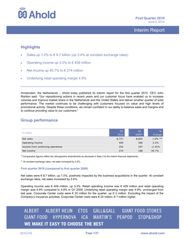 Interim Report