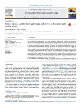 Capacity Building for Self-Regulation of the Artisanal and Small-Scale Mining