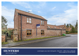 Landrickgate Lane, East Cottingwith, YO42 4TH | Offers Over: £380,000 Call Us Today on 01759 487007